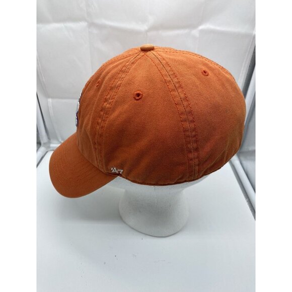 Clemson Tigers Orange Cap Hat Fitted Large Baseball NCAA '47 Brand Cotton - Picture 6 of 8